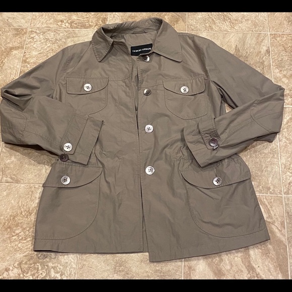 Giorgio Armani Jackets & Blazers - Giorgio Armani raincoat with cinch waist